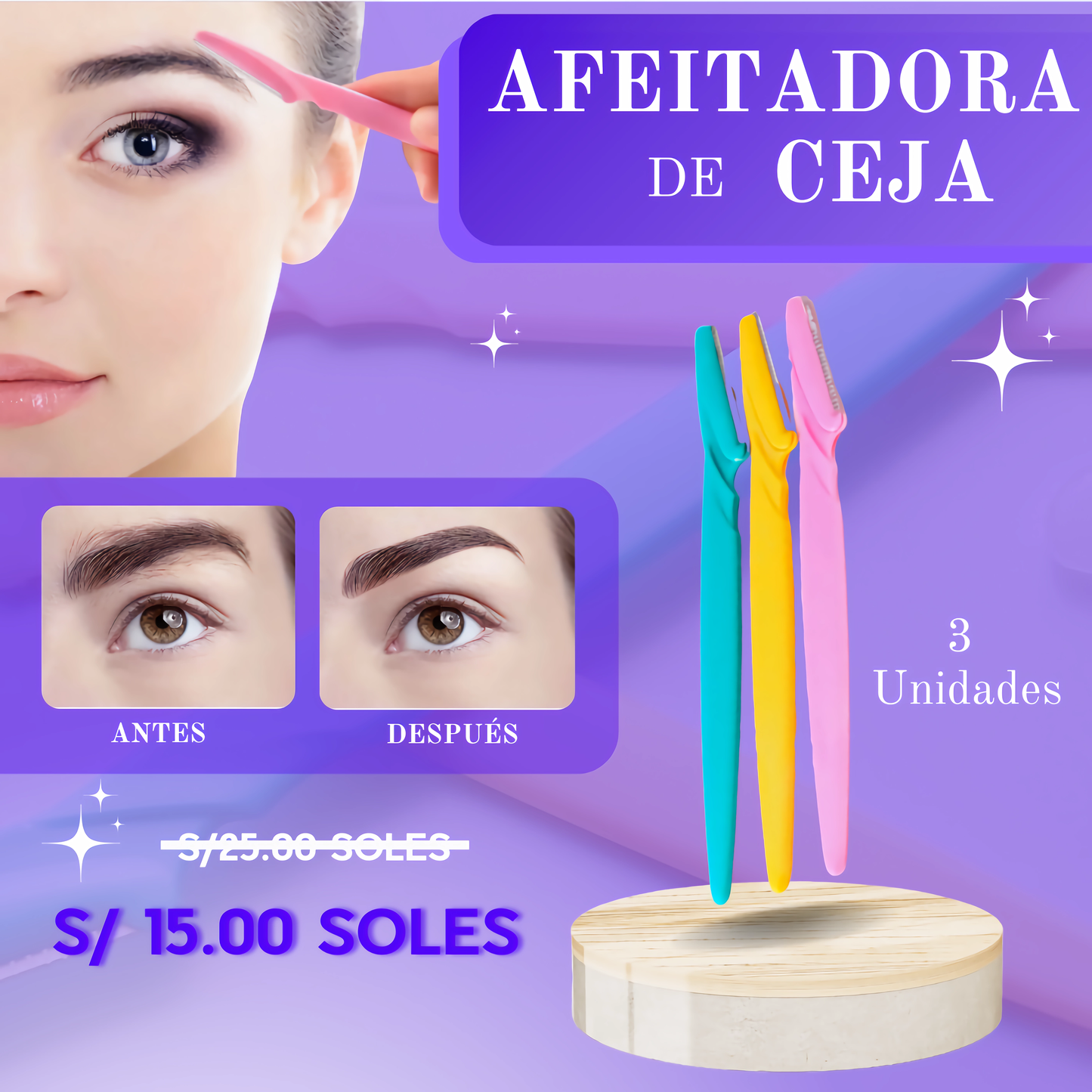 AFEITADORAS DE CEJAS